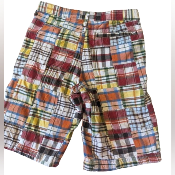 Old Navy Preppy Multi-Color Patchwork Shorts/Boys 14 - Picture 2 of 11